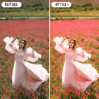 10 Blush LIGHTROOM Presets Mobile & Desktop