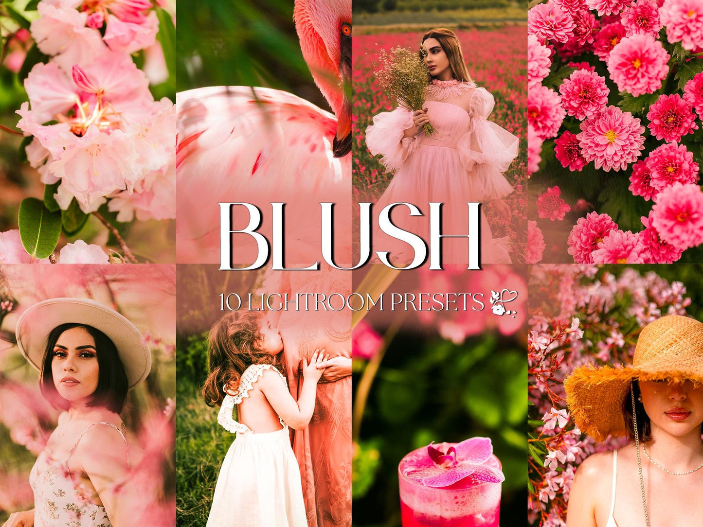 10 Blush LIGHTROOM Presets Mobile & Desktop