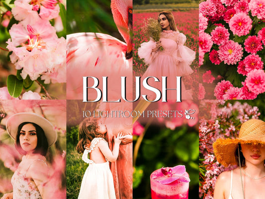 10 Blush LIGHTROOM Presets Mobile & Desktop