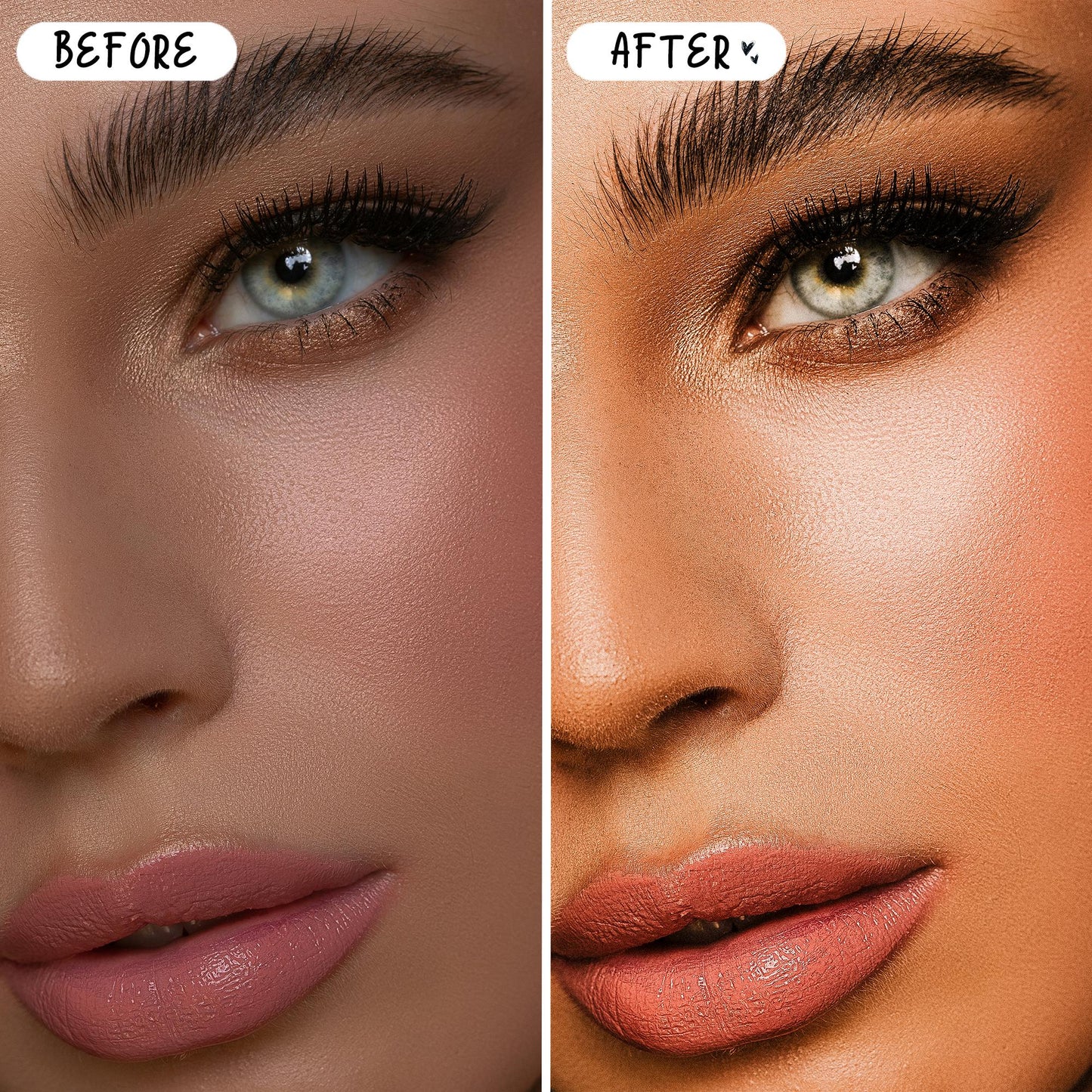 10 Portrait LIGHTROOM Presets Mobile & Desktop