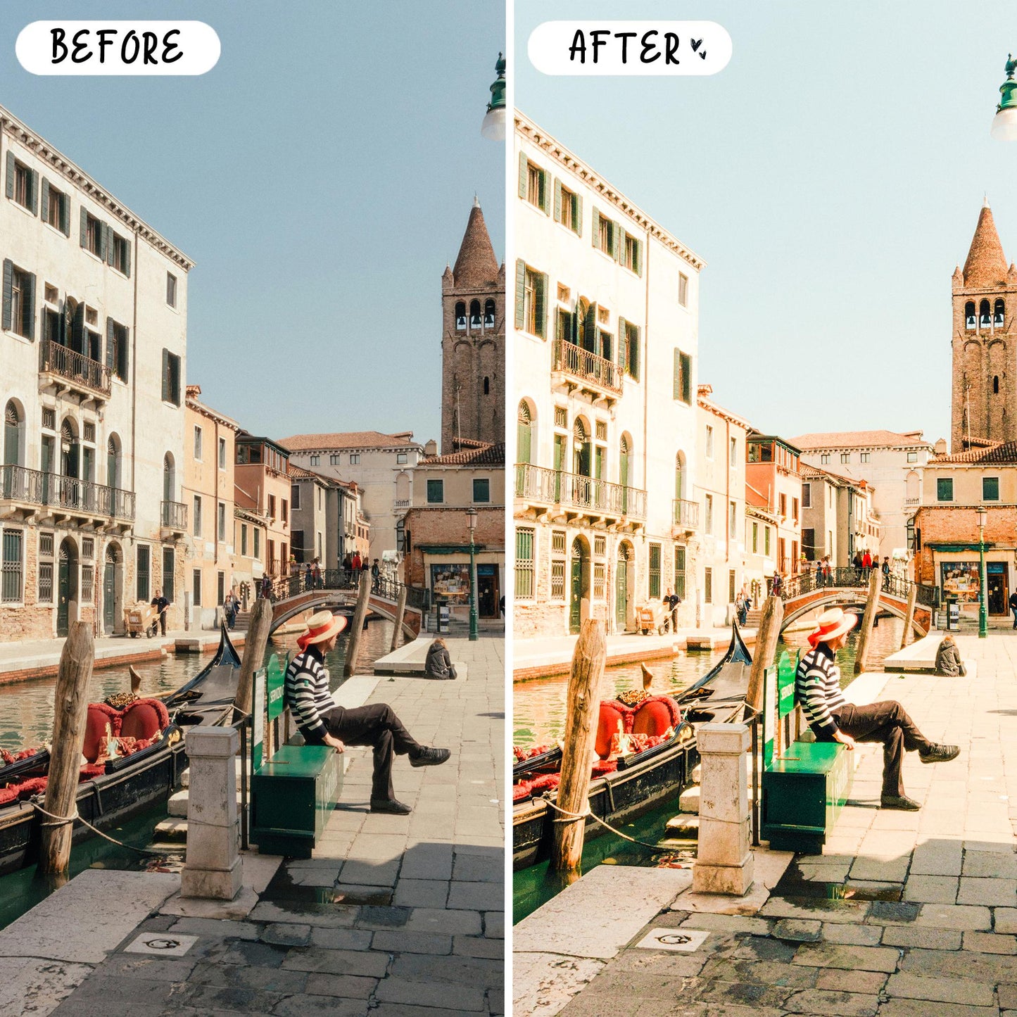 10 Venice LIGHTROOM Presets Mobile & Desktop