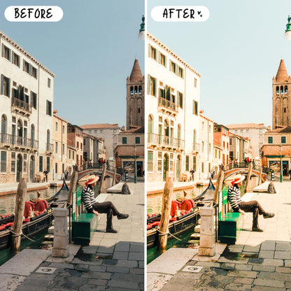 10 Venice LIGHTROOM Presets Mobile & Desktop