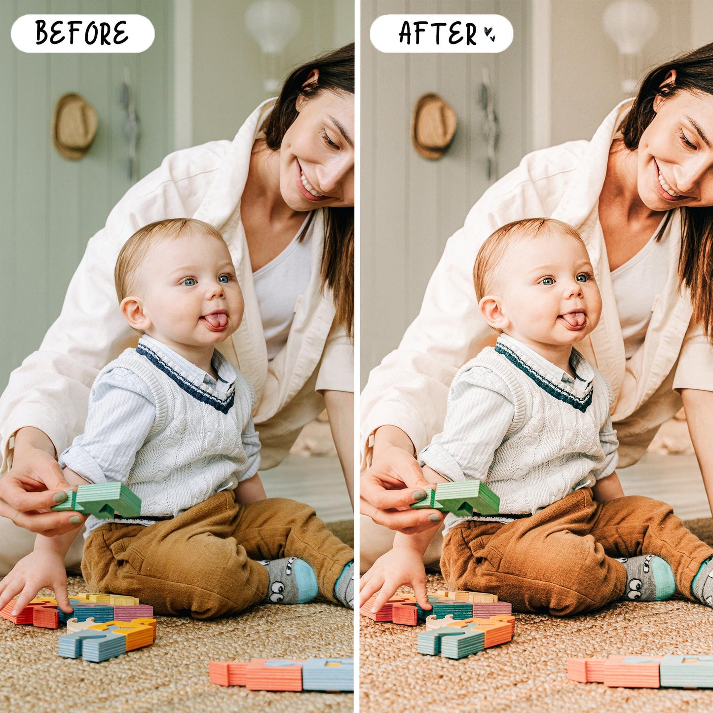 10 Newborn LIGHTROOM Presets Mobile & Desktop