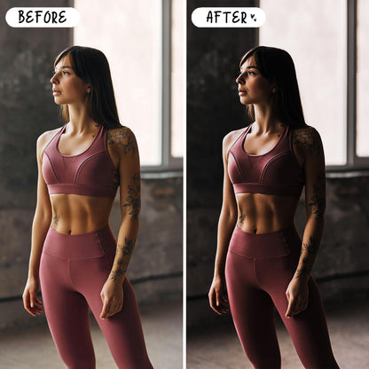 10 Fitness LIGHTROOM Presets Mobile & Desktop