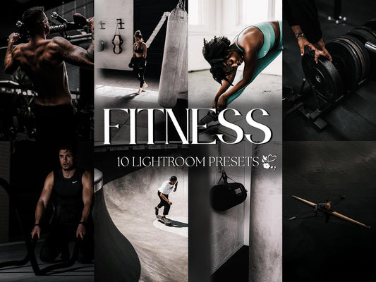 10 Fitness LIGHTROOM Presets Mobile & Desktop