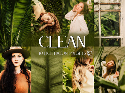 10 Clean LIGHTROOM Presets Mobile & Desktop