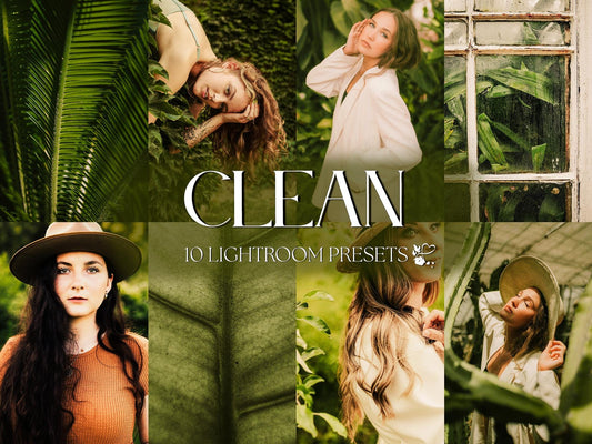 10 Clean LIGHTROOM Presets Mobile & Desktop