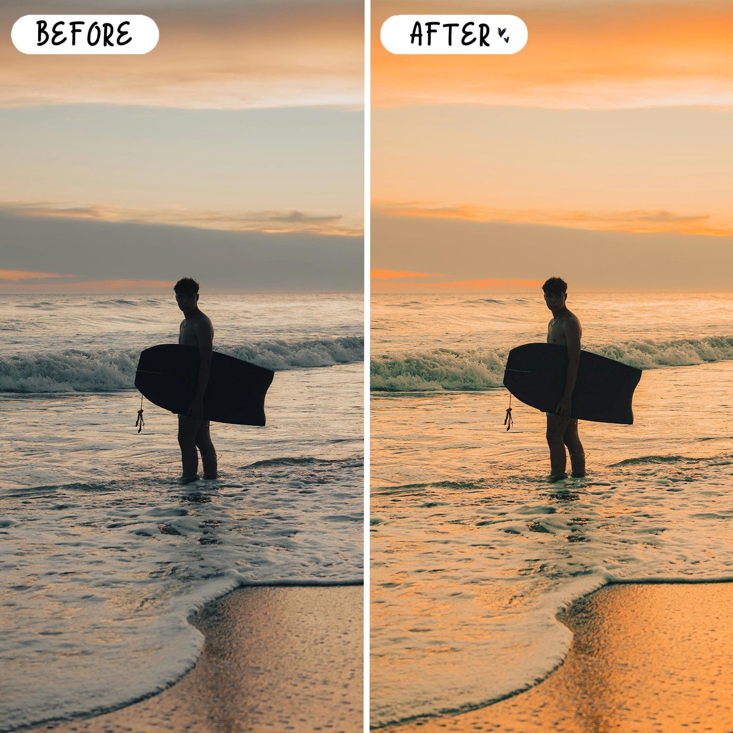 10 Golden LIGHTROOM Presets Mobile & Desktop