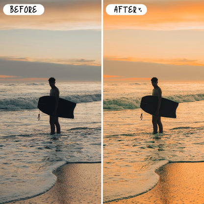 10 Golden LIGHTROOM Presets Mobile & Desktop