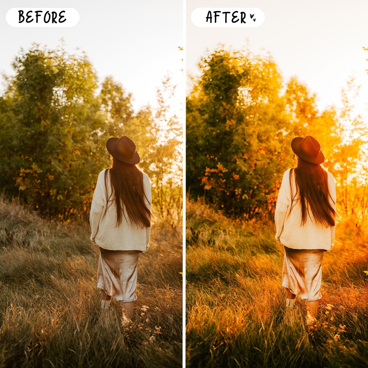 10 Golden LIGHTROOM Presets Mobile & Desktop