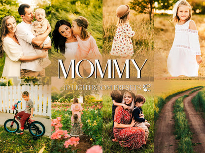 10 Mommy LIGHTROOM Presets Mobile & Desktop