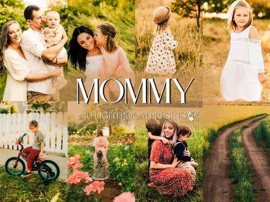 10 Mommy LIGHTROOM Presets Mobile & Desktop