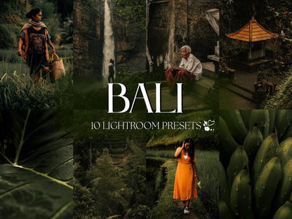 10 Bali LIGHTROOM Presets Mobile & Desktop