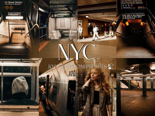 10 New York LIGHTROOM Presets Mobile & Desktop