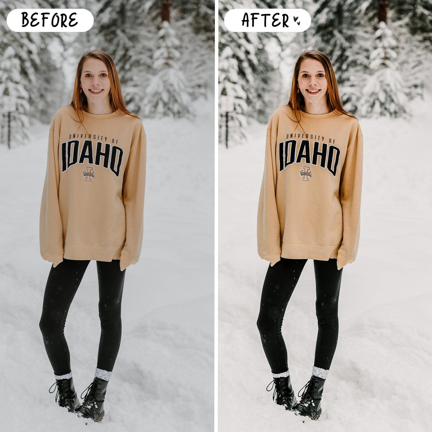 10 Winter LIGHTROOM Presets Mobile & Desktop
