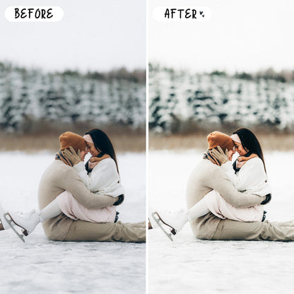 10 Winter LIGHTROOM Presets Mobile & Desktop
