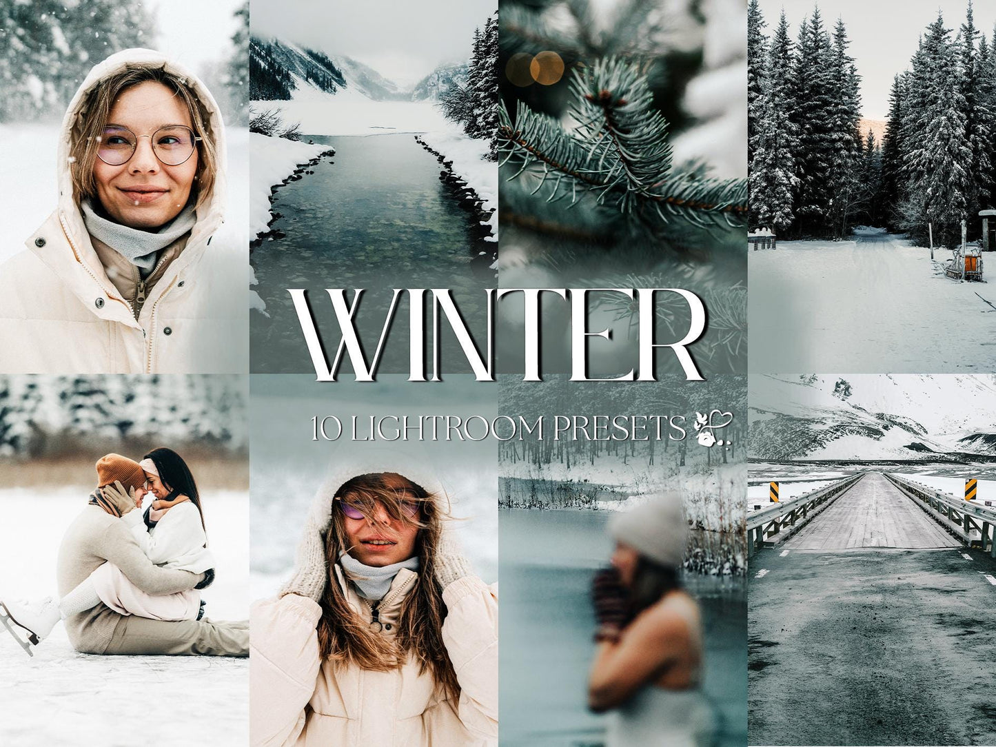 10 Winter LIGHTROOM Presets Mobile & Desktop