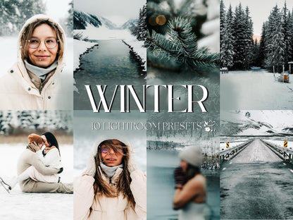 10 Winter LIGHTROOM Presets Mobile & Desktop
