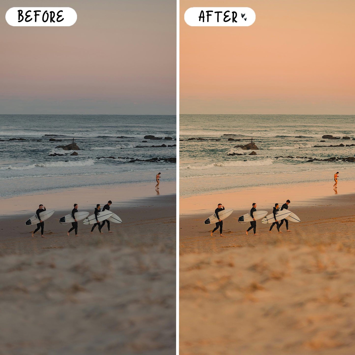 10 Golden LIGHTROOM Presets Mobile & Desktop