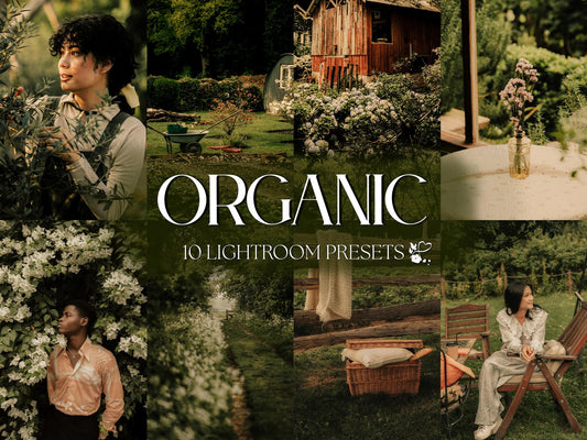 10 Organic LIGHTROOM Presets Mobile & Desktop