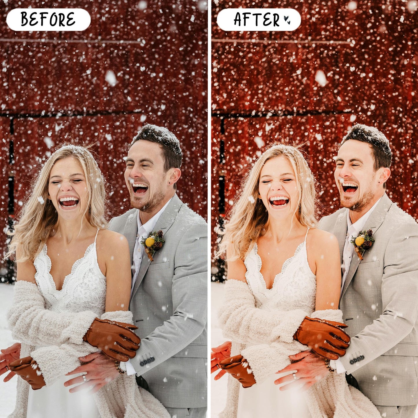 10 Cozy Christmas LIGHTROOM Presets Mobile & Desktop