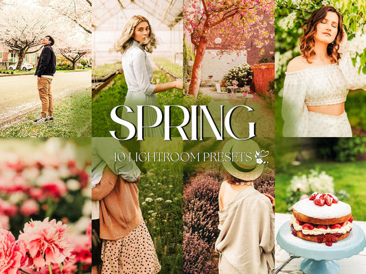 10 Spring LIGHTROOM Presets Mobile & Desktop