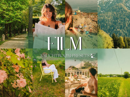 10 Film LIGHTROOM Presets Mobile & Desktop