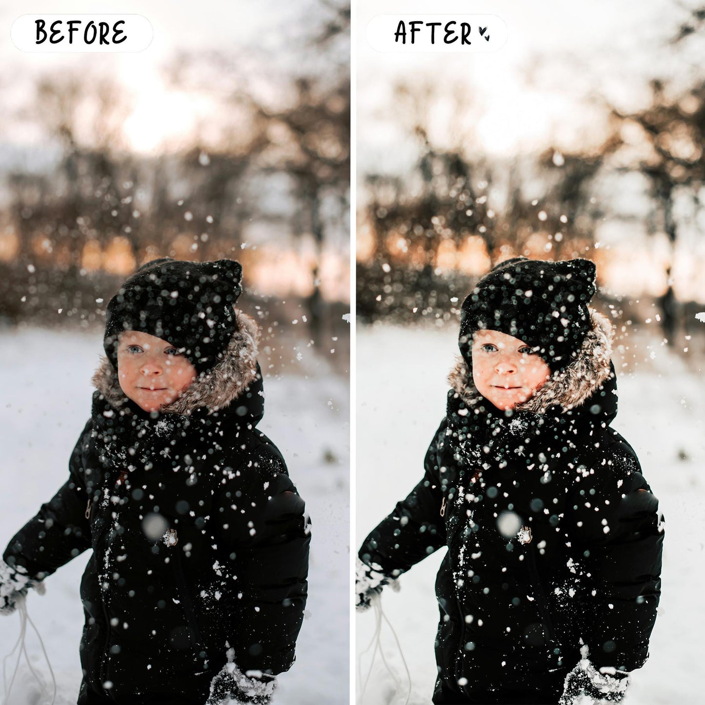 10 Winter LIGHTROOM Presets Mobile & Desktop
