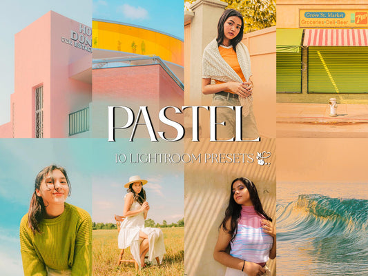 10 Pastel LIGHTROOM Presets Mobile & Desktop