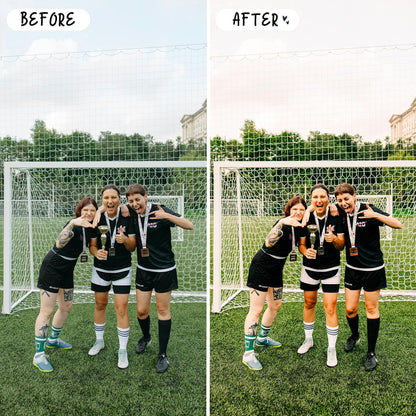 10 Sports LIGHTROOM Presets Mobile & Desktop