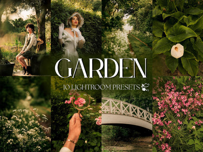 10 Garden LIGHTROOM Presets Mobile & Desktop