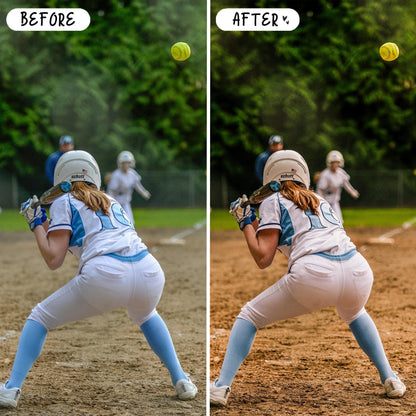 10 Baseball LIGHTROOM Presets Mobile & Desktop