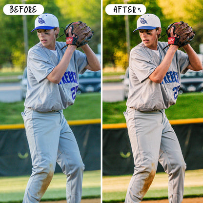 10 Baseball LIGHTROOM Presets Mobile & Desktop