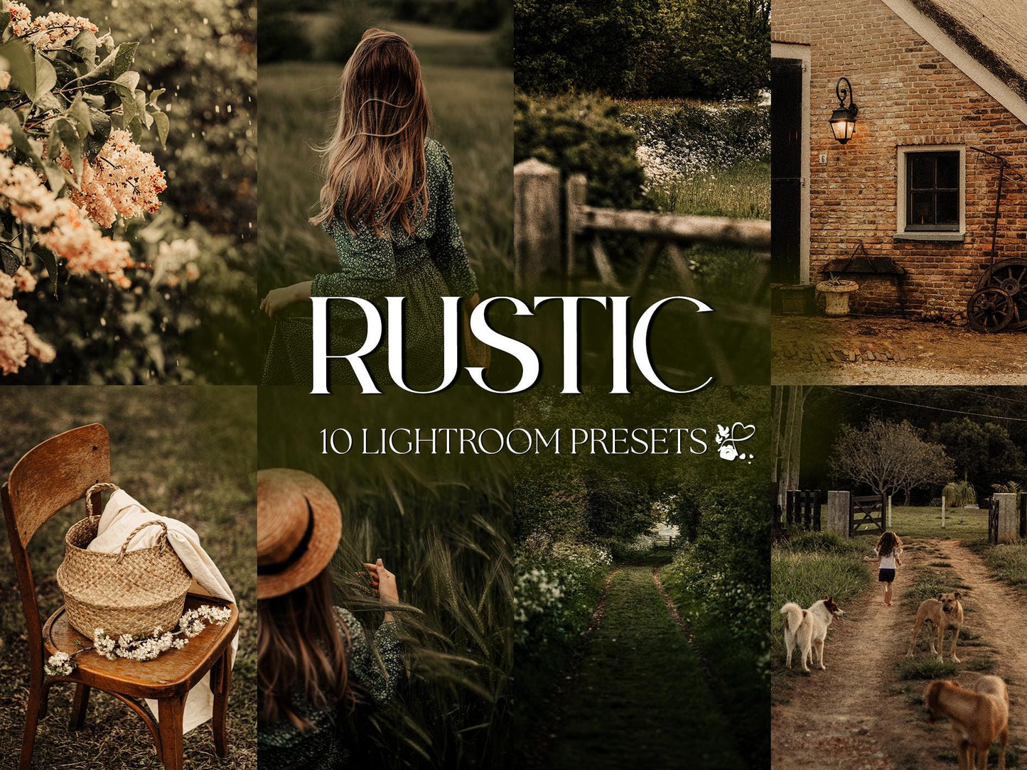 10 Rustic LIGHTROOM Presets Mobile & Desktop