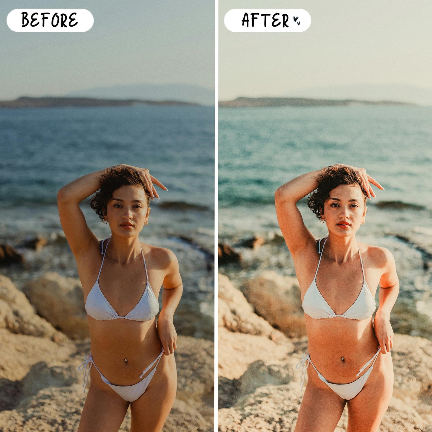 10 Seaside LIGHTROOM Presets Mobile & Desktop