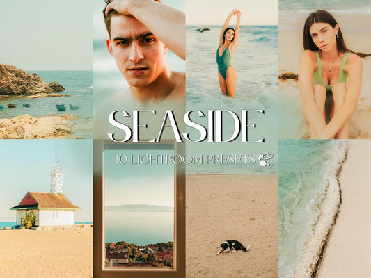 10 Seaside LIGHTROOM Presets Mobile & Desktop