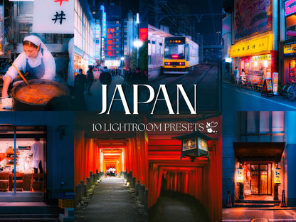 10 Japan LIGHTROOM Presets Mobile & Desktop