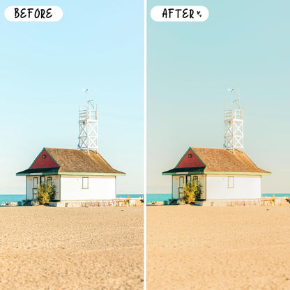 10 Seaside LIGHTROOM Presets Mobile & Desktop