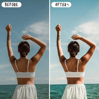 10 Seaside LIGHTROOM Presets Mobile & Desktop
