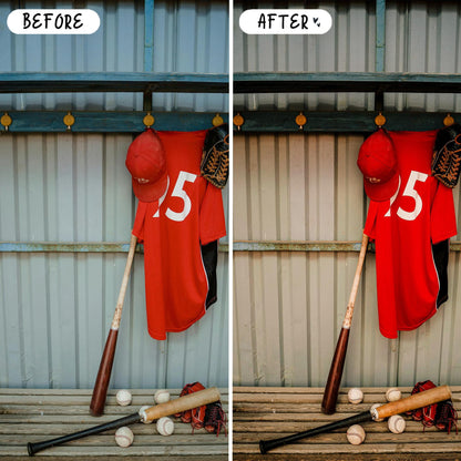 10 Baseball LIGHTROOM Presets Mobile & Desktop