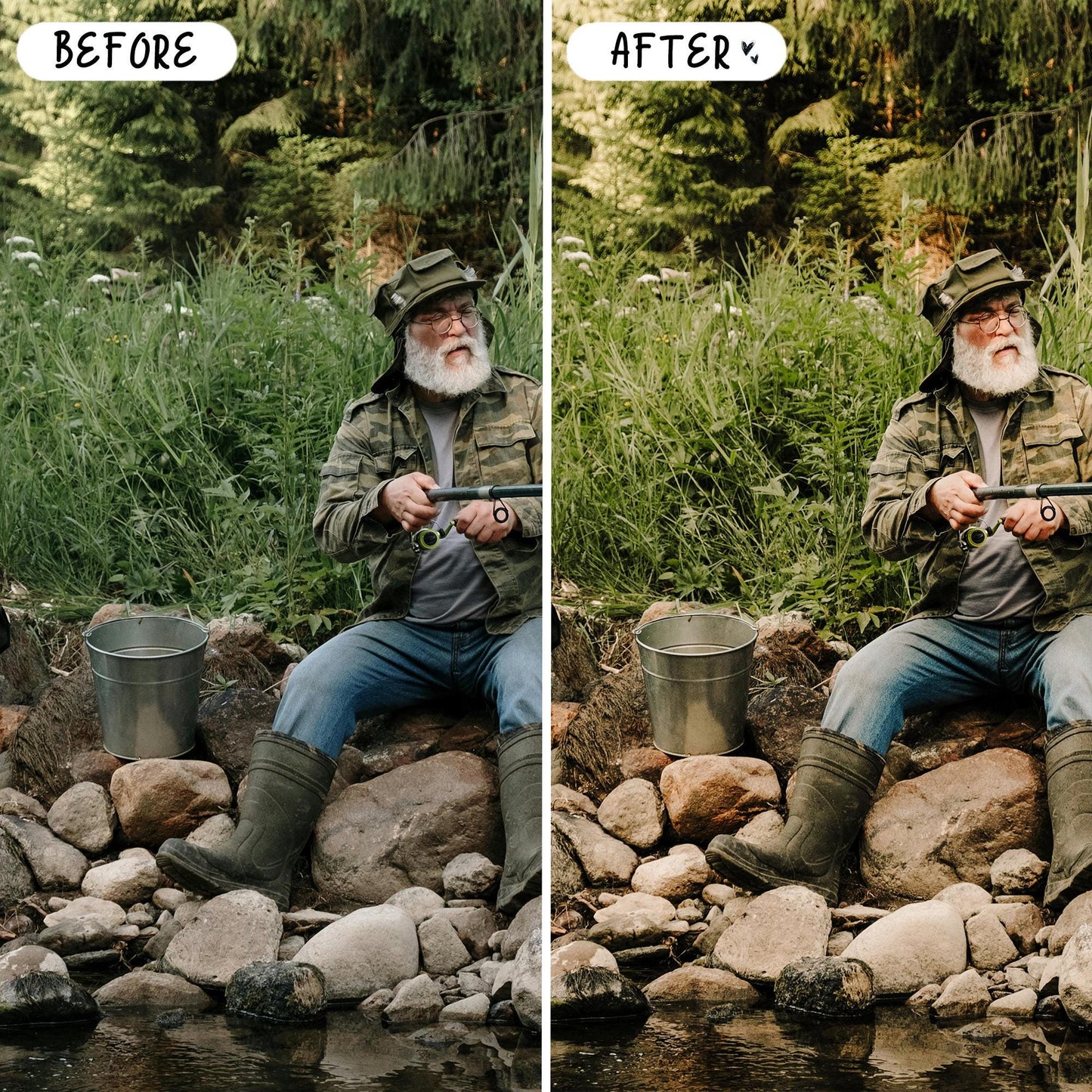 10 Fishing LIGHTROOM Presets Mobile & Desktop