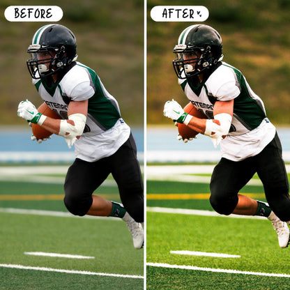 10 Football LIGHTROOM Presets Mobile & Desktop