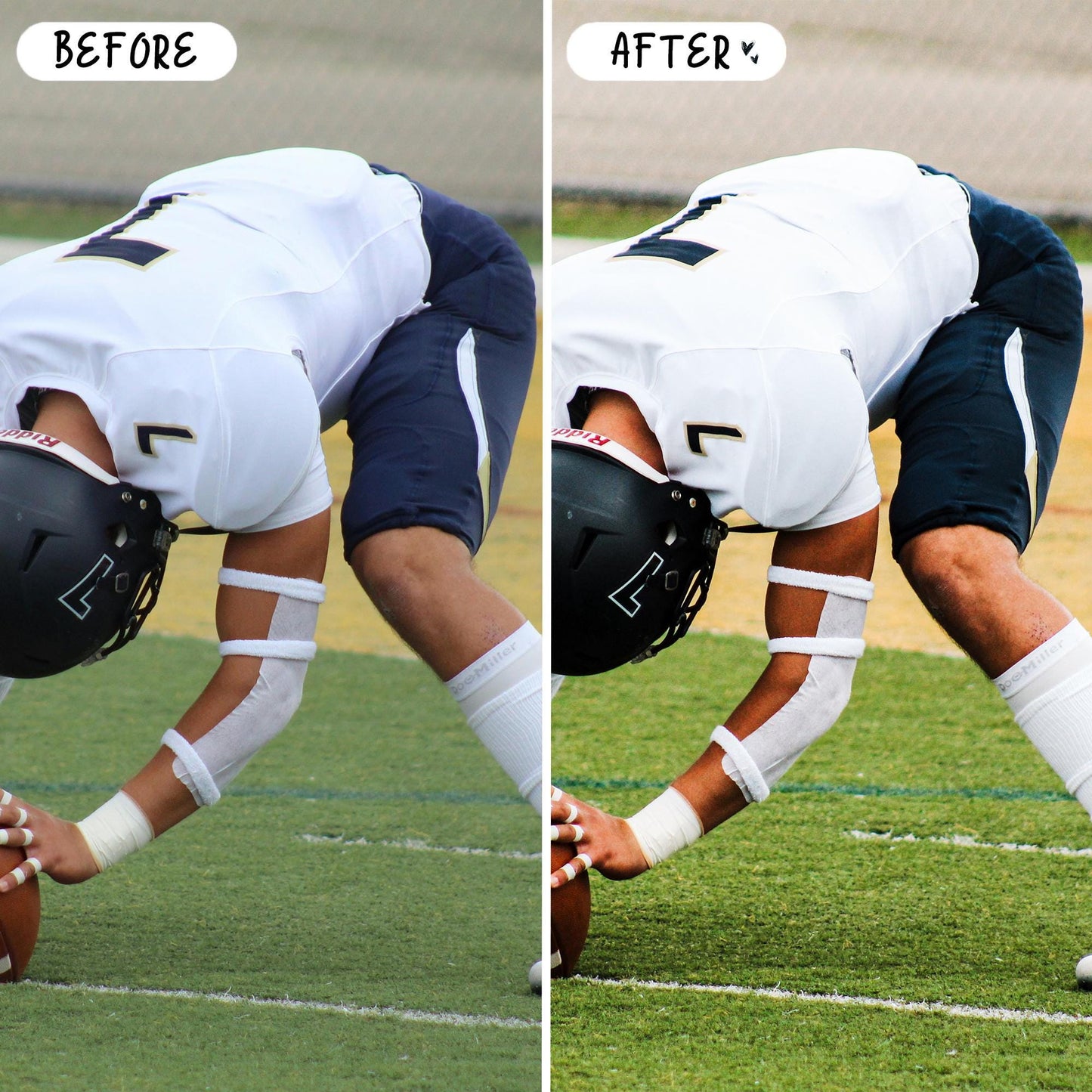 10 Football LIGHTROOM Presets Mobile & Desktop