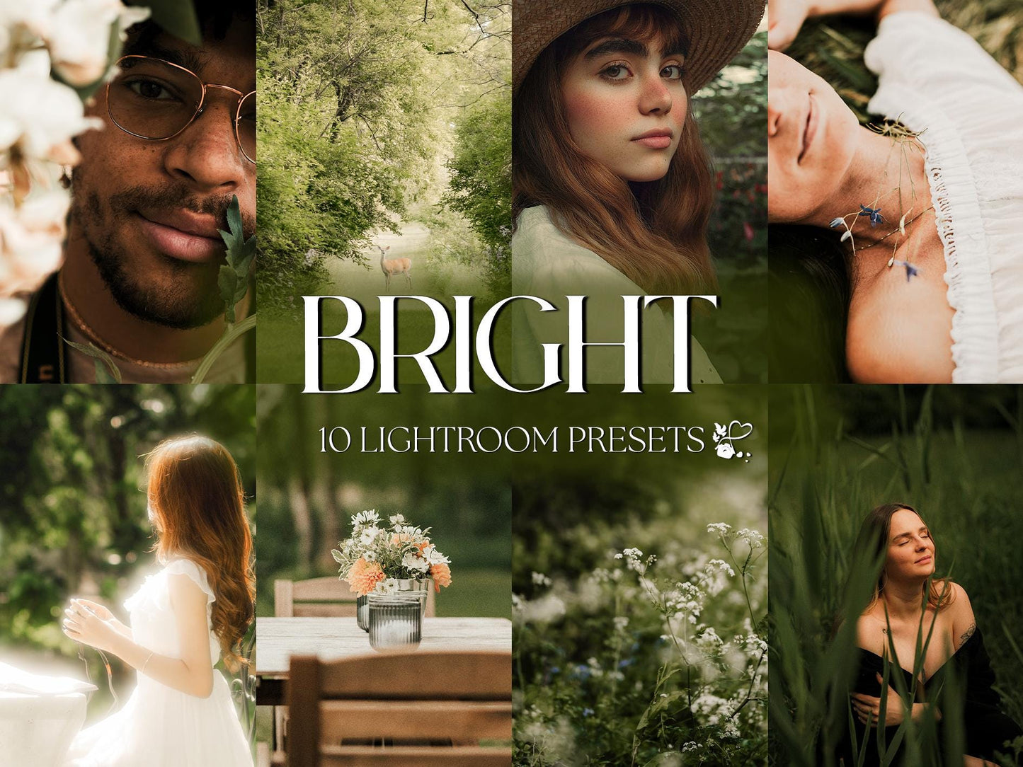 10 Bright LIGHTROOM Presets Mobile & Desktop