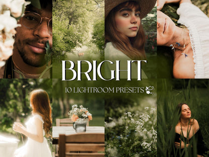 10 Bright LIGHTROOM Presets Mobile & Desktop
