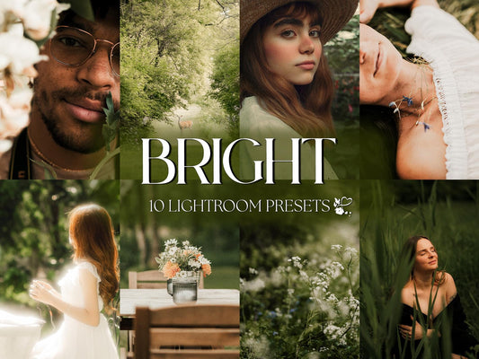 10 Bright LIGHTROOM Presets Mobile & Desktop