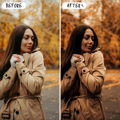 10 Warm Moody LIGHTROOM Presets Mobile & Desktop