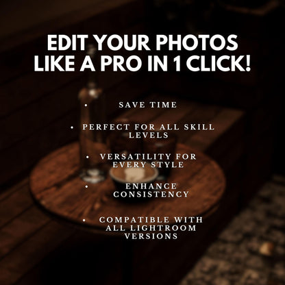 10 Warm Moody LIGHTROOM Presets Mobile & Desktop