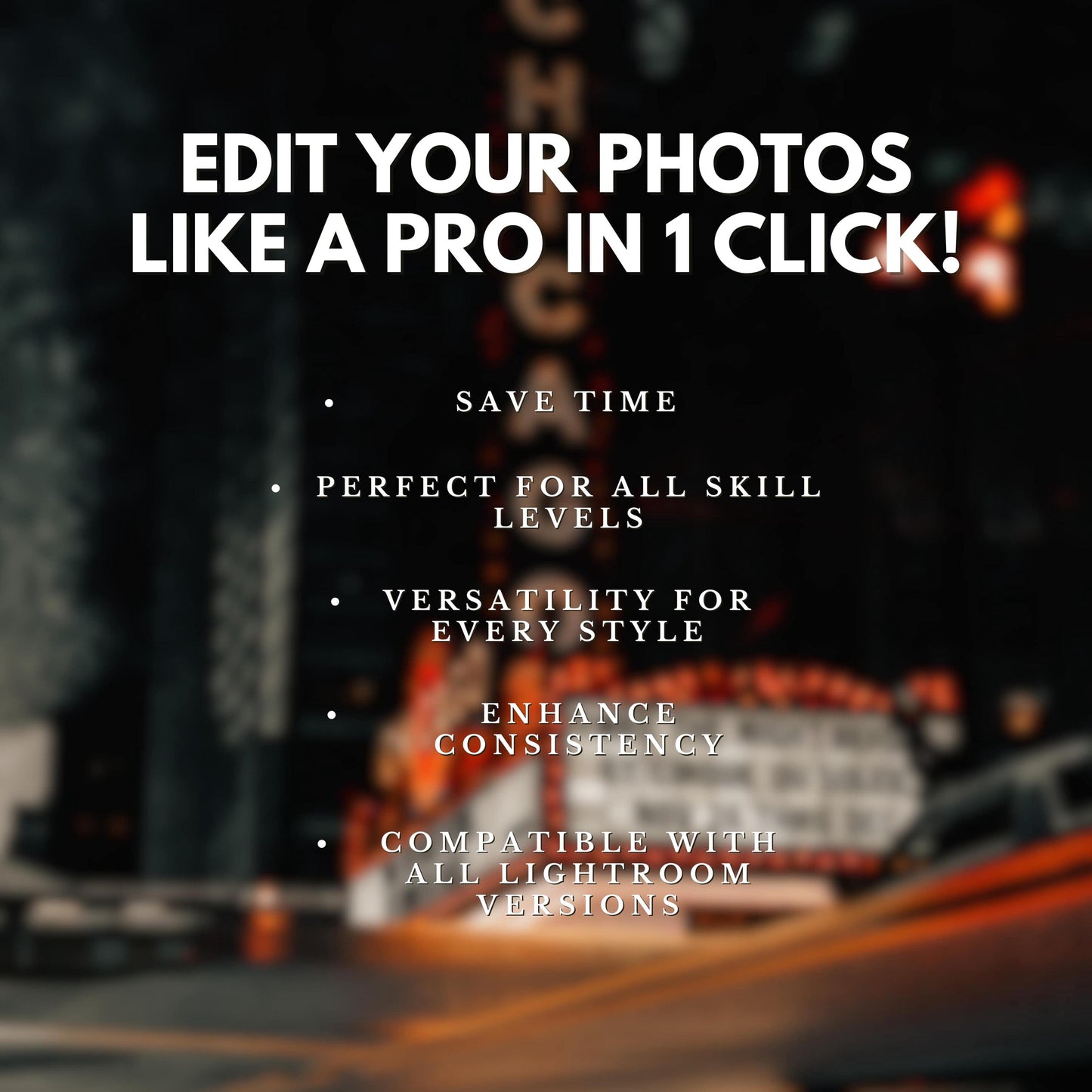 10 City LIGHTROOM Presets Mobile & Desktop