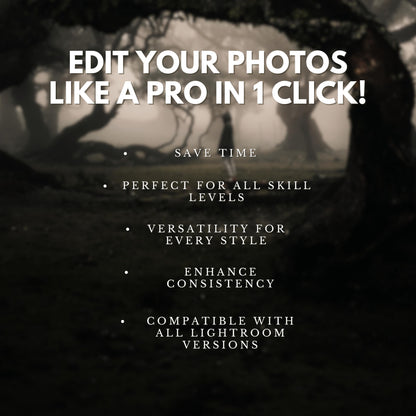 10 Gothic LIGHTROOM Presets Mobile & Desktop